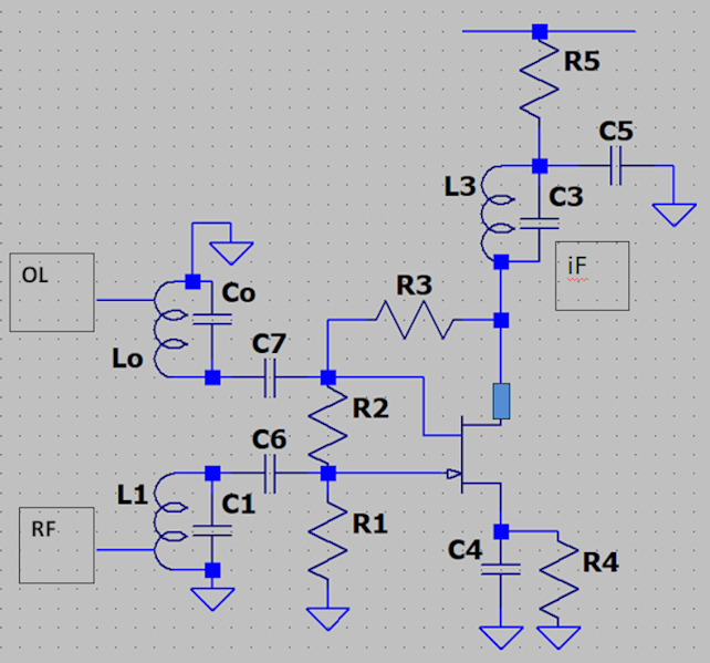 mixer double grille