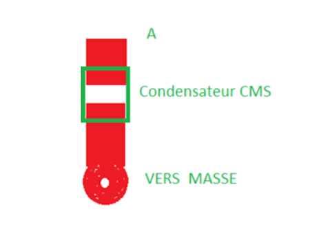 condensateur vers masse
